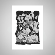 AP x Adeus - Tee "Dark caps"