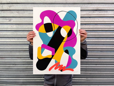 Oblique - Serigraphie Figurae