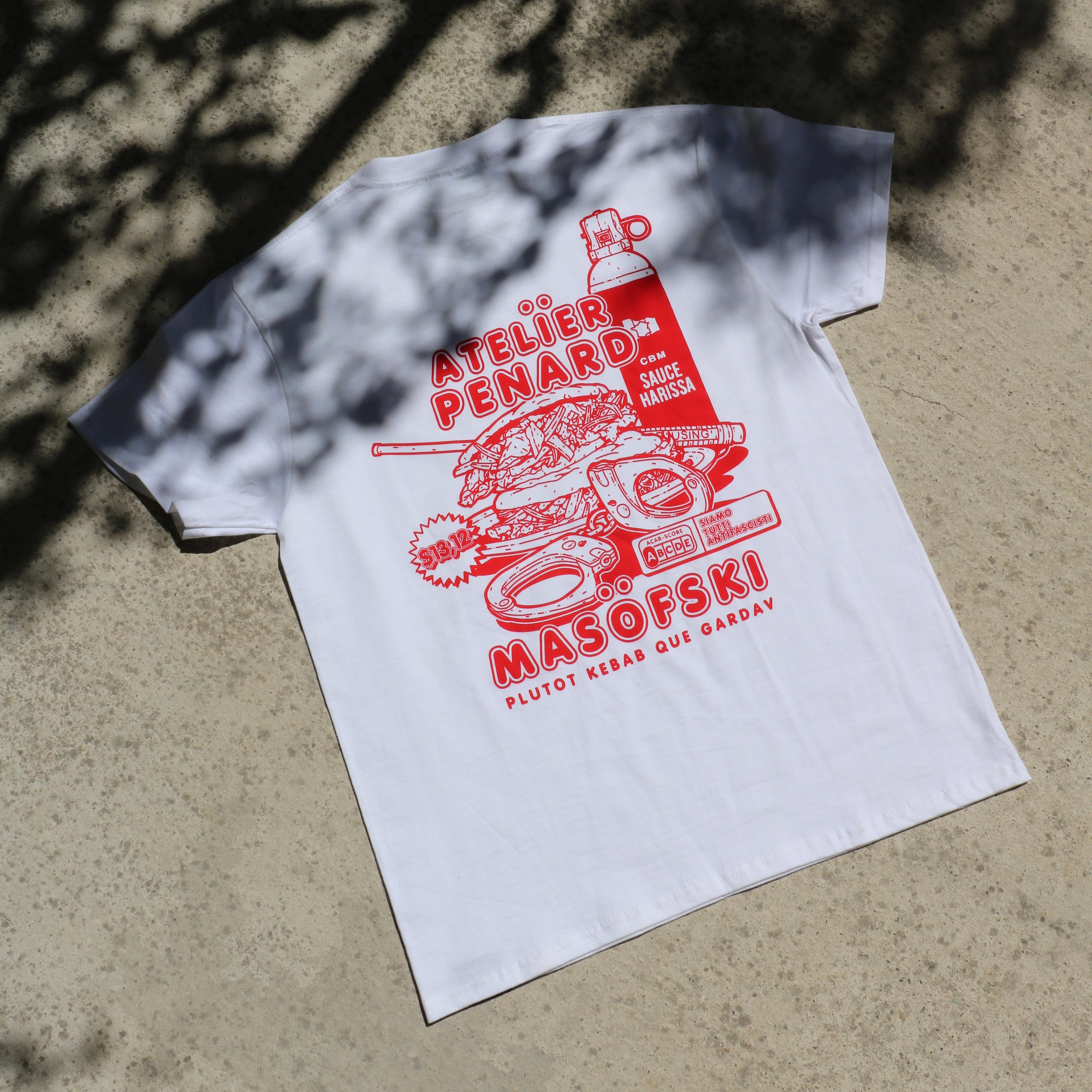 Masofski x Atelier Penard - Tee-shirt "Kebab gardav"