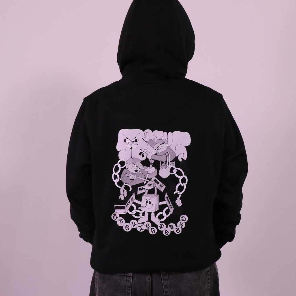 AP x Adeus - Hoodie "Hustle"