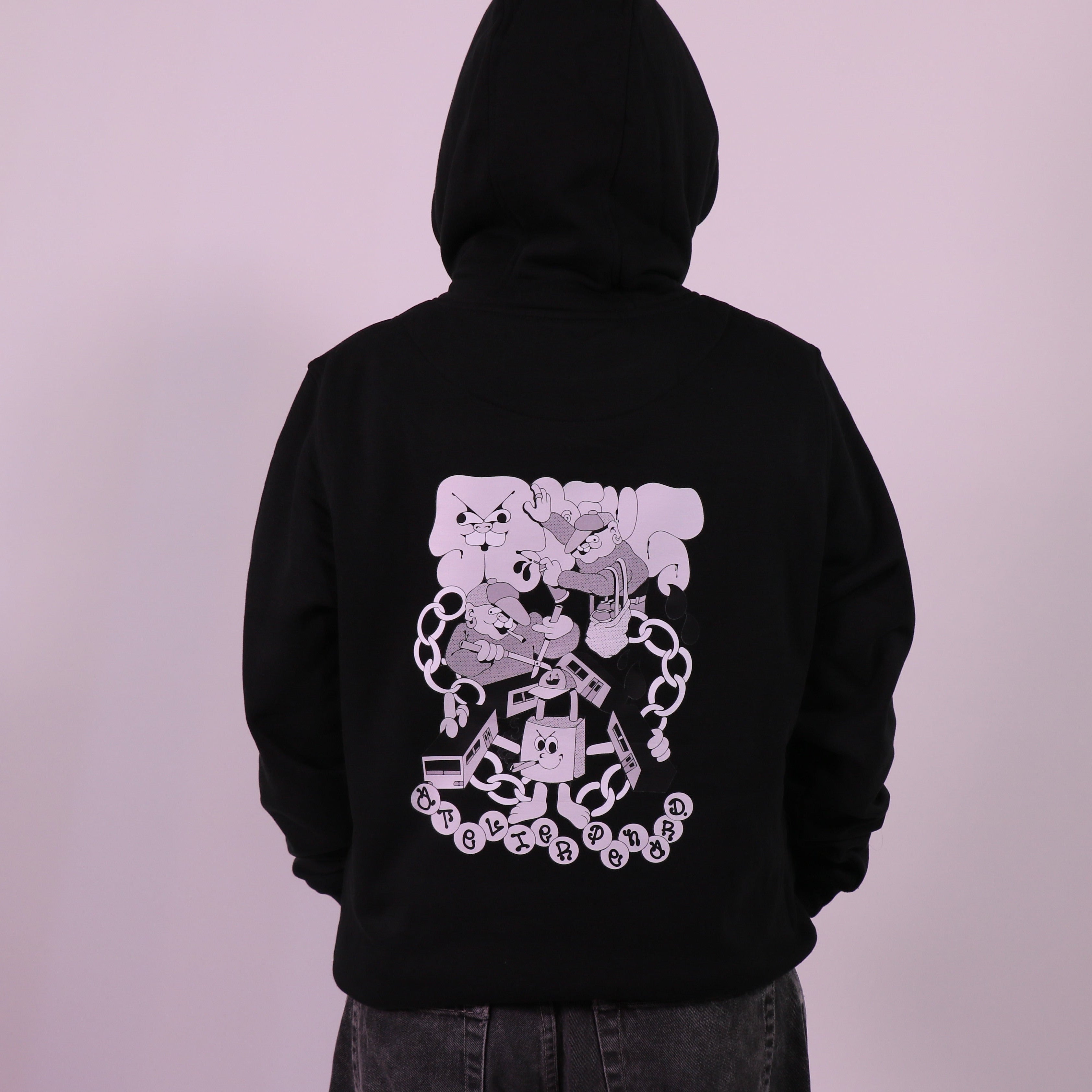 AP x Adeus - Hoodie "Hustle"